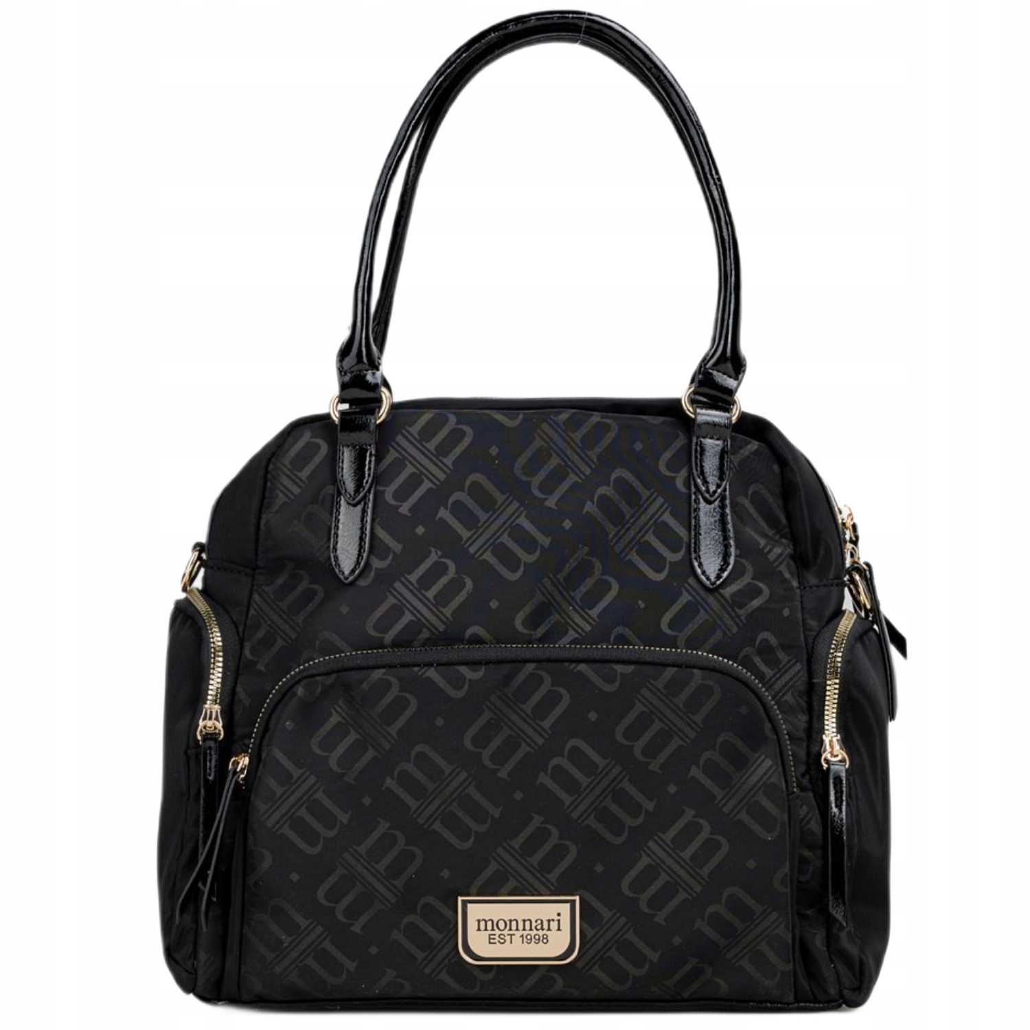 Dámská kabelka Monnari BAG5710-M20 Logovaná látková taška přes rameno