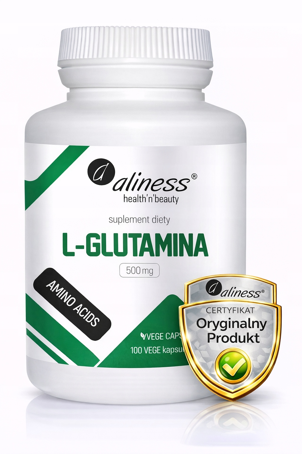 Aliness L-Glutamina 500mg | 100 VEGE kaps