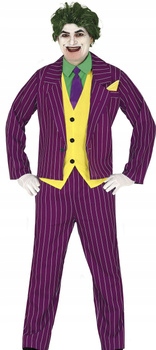 Kostým gangsterský oblek ve stylu Joker klaun XL