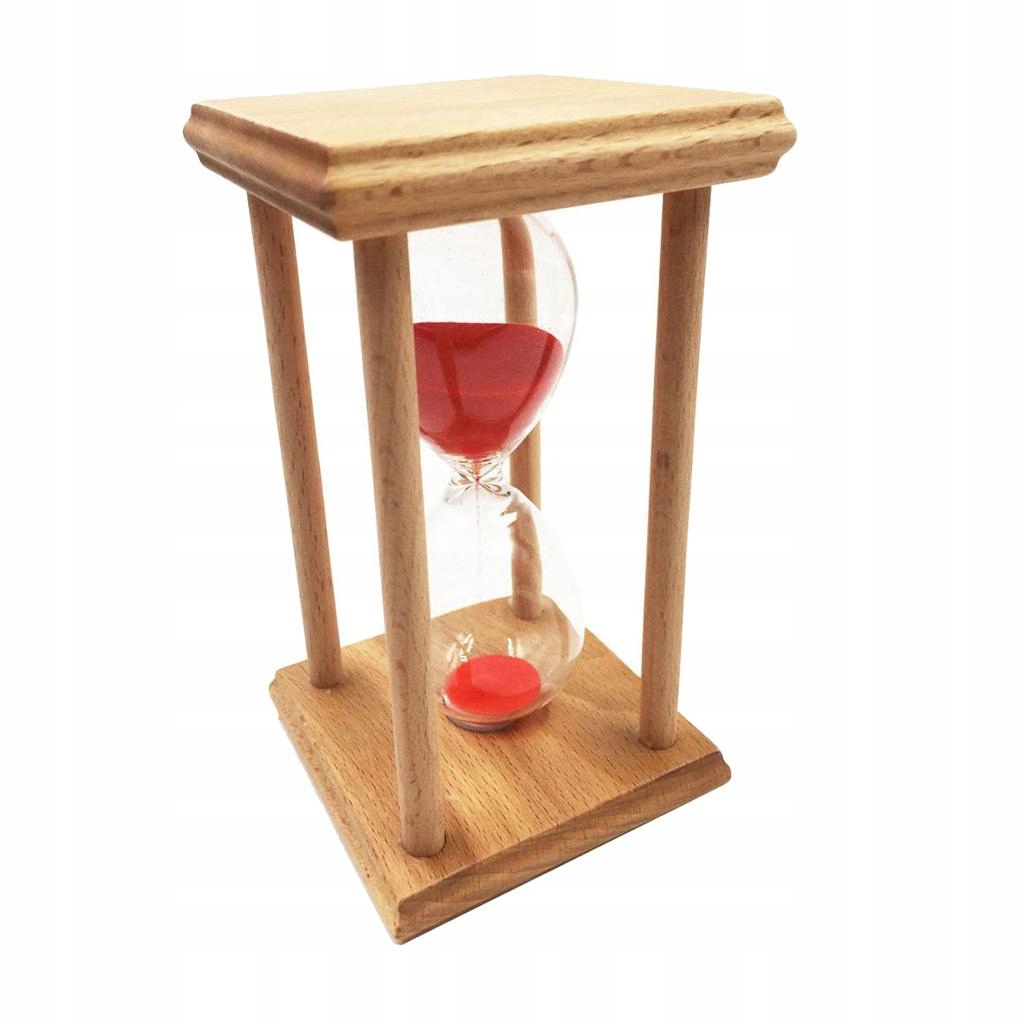 30 min Zegar Piaskowy Klepsydra Drewniany Zegar Pi