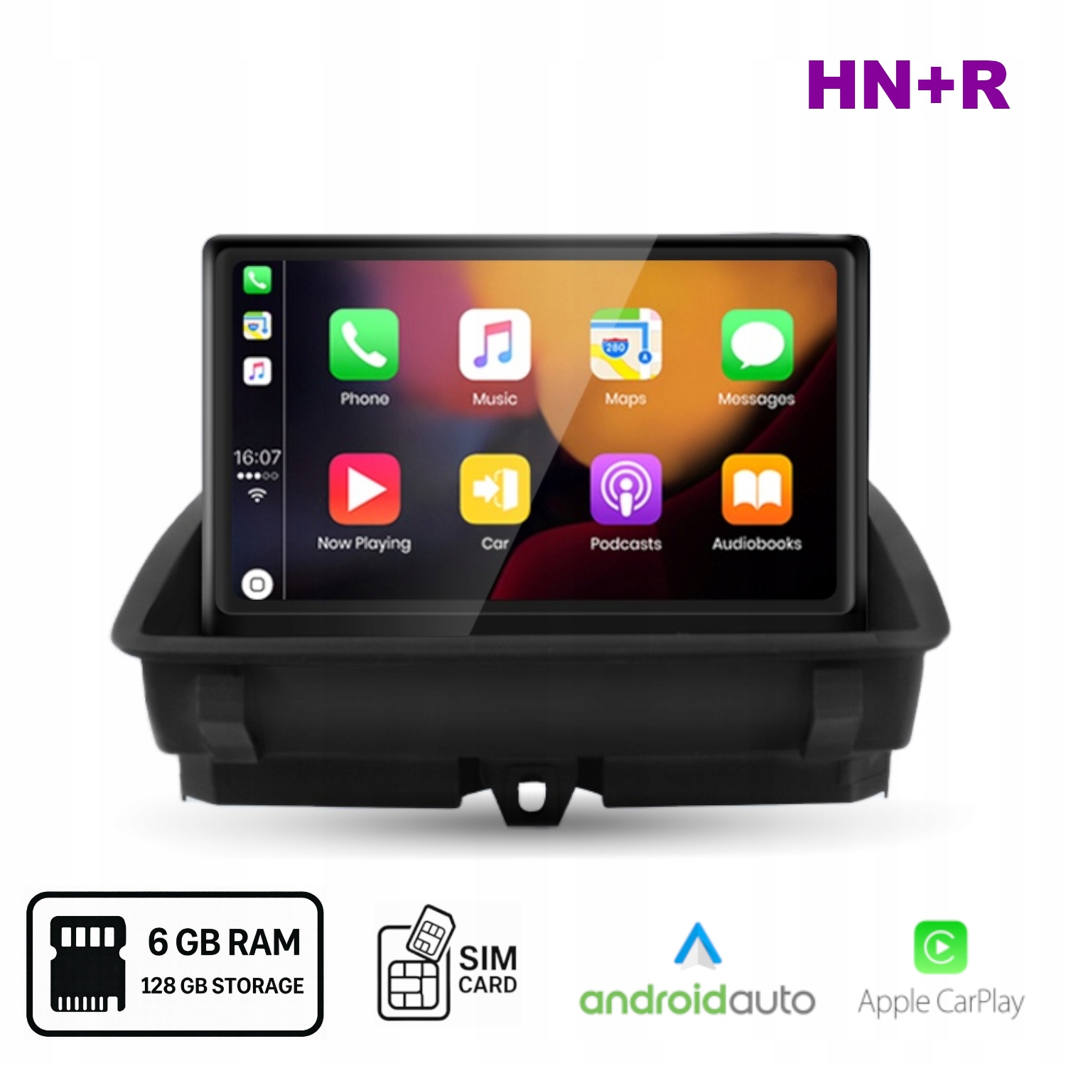 Radio Android do Audi Q3 (2011-2018) Hn+r Android Auto Carplay Wi-Fi Sim
