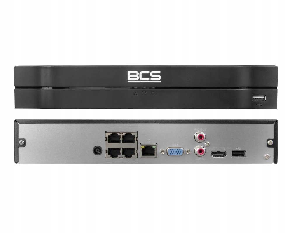 Ip rekordér BCS-L-NVR0401-4KE-4P(2L) 4 kanálový, 12Mpx, 4xPoE Bcs Line