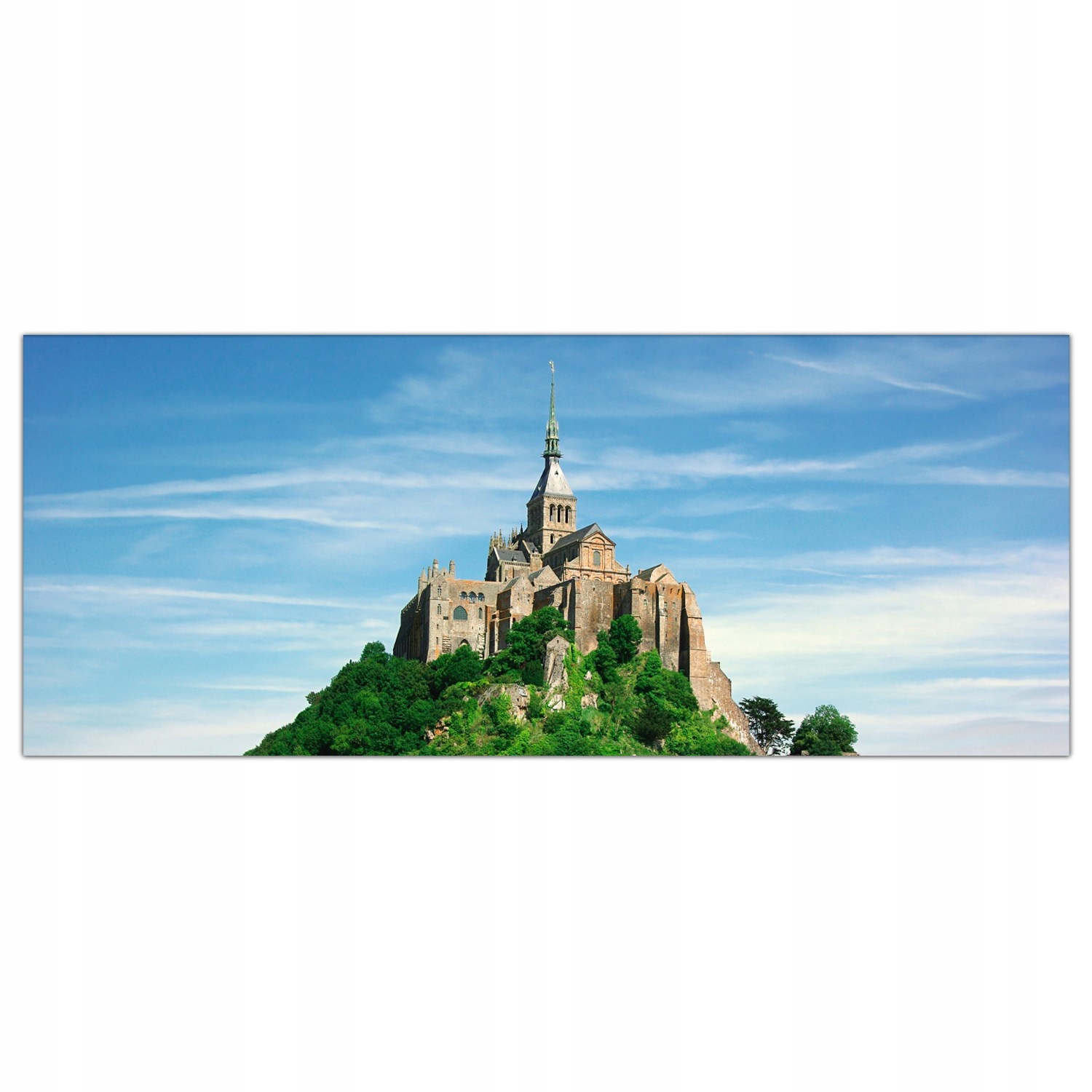 

Hartowany Obraz Szklany Klasztor Budynek 125x50