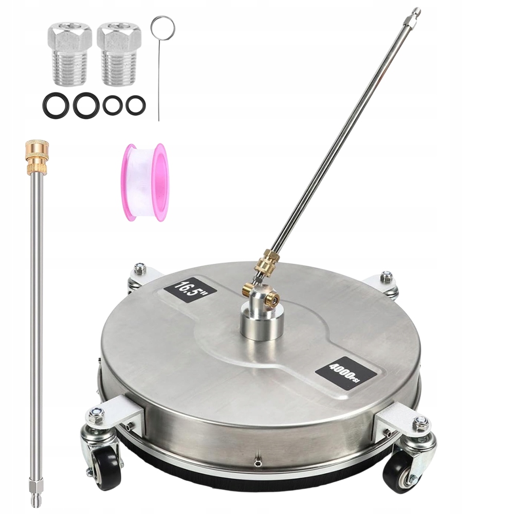 4000 Psi Vysokotlaká Myčka Na Čištění Povrchů Se 4 Kolečky