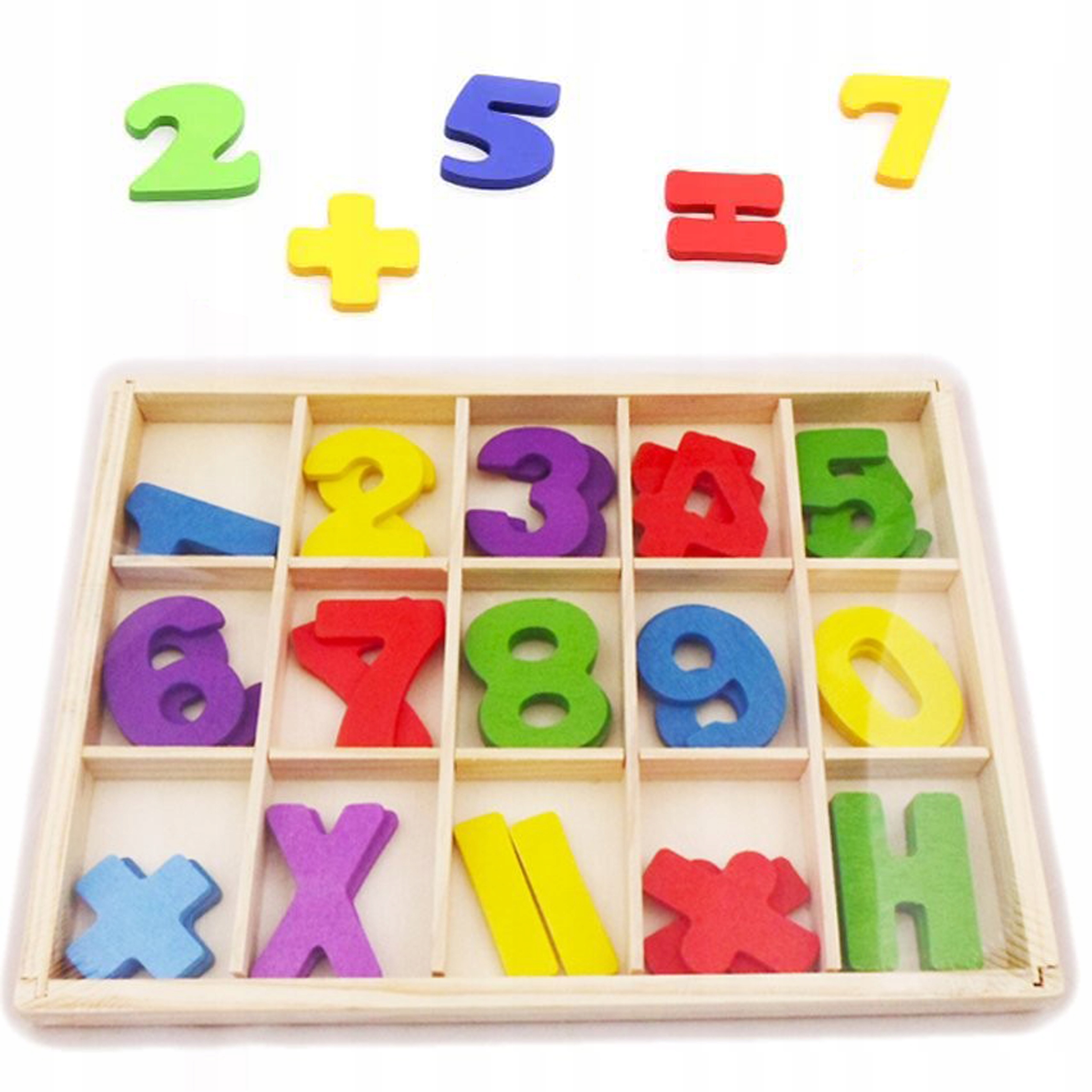 

Cyfry do Nauki Liczenia Drewniane Liczydło 37