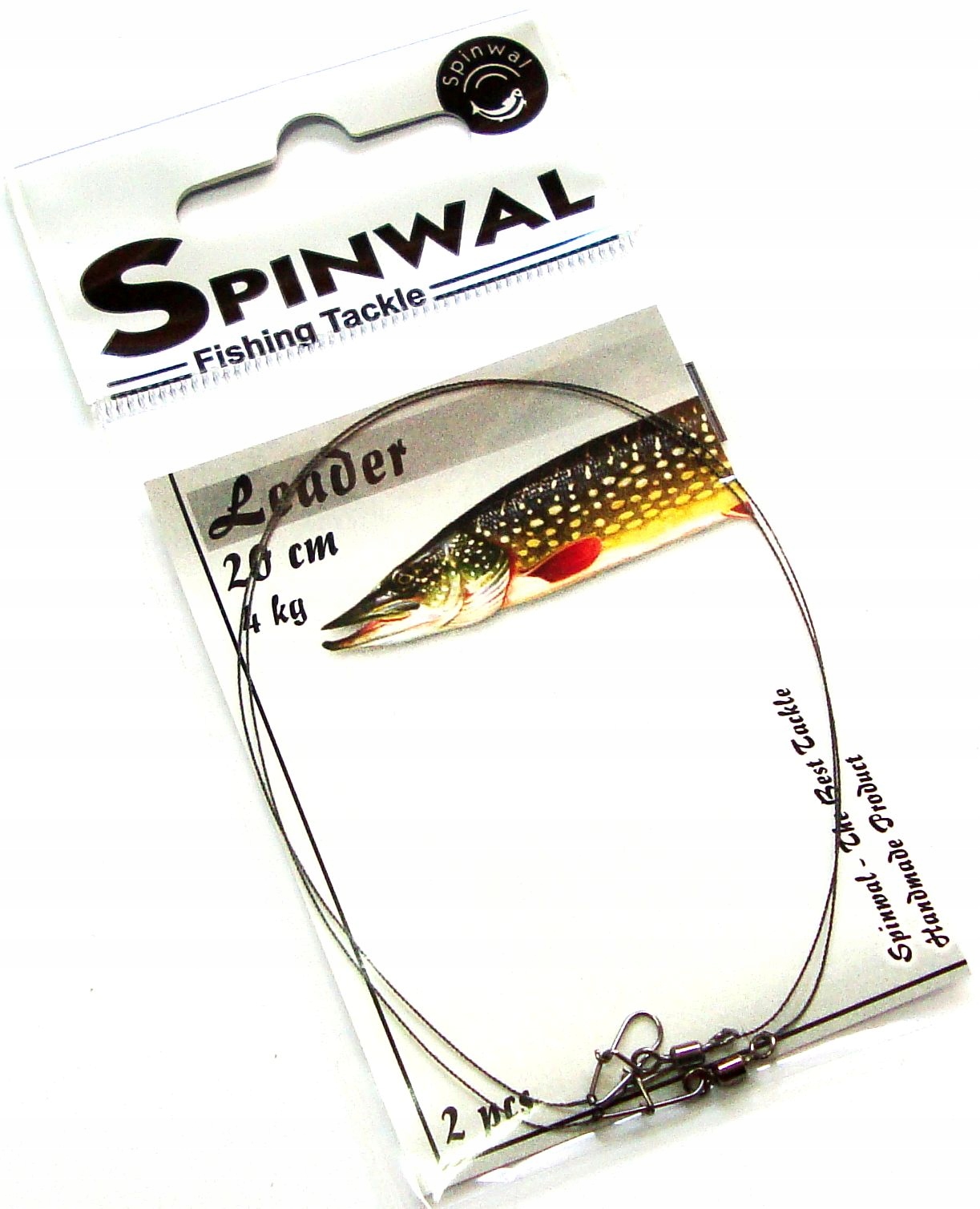 Spinwal Przypon Wolframowy 20cm 4kg