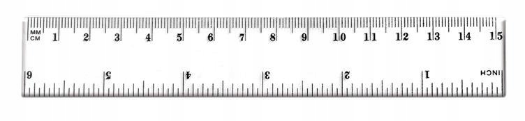 Linijka 15cm BL002-A