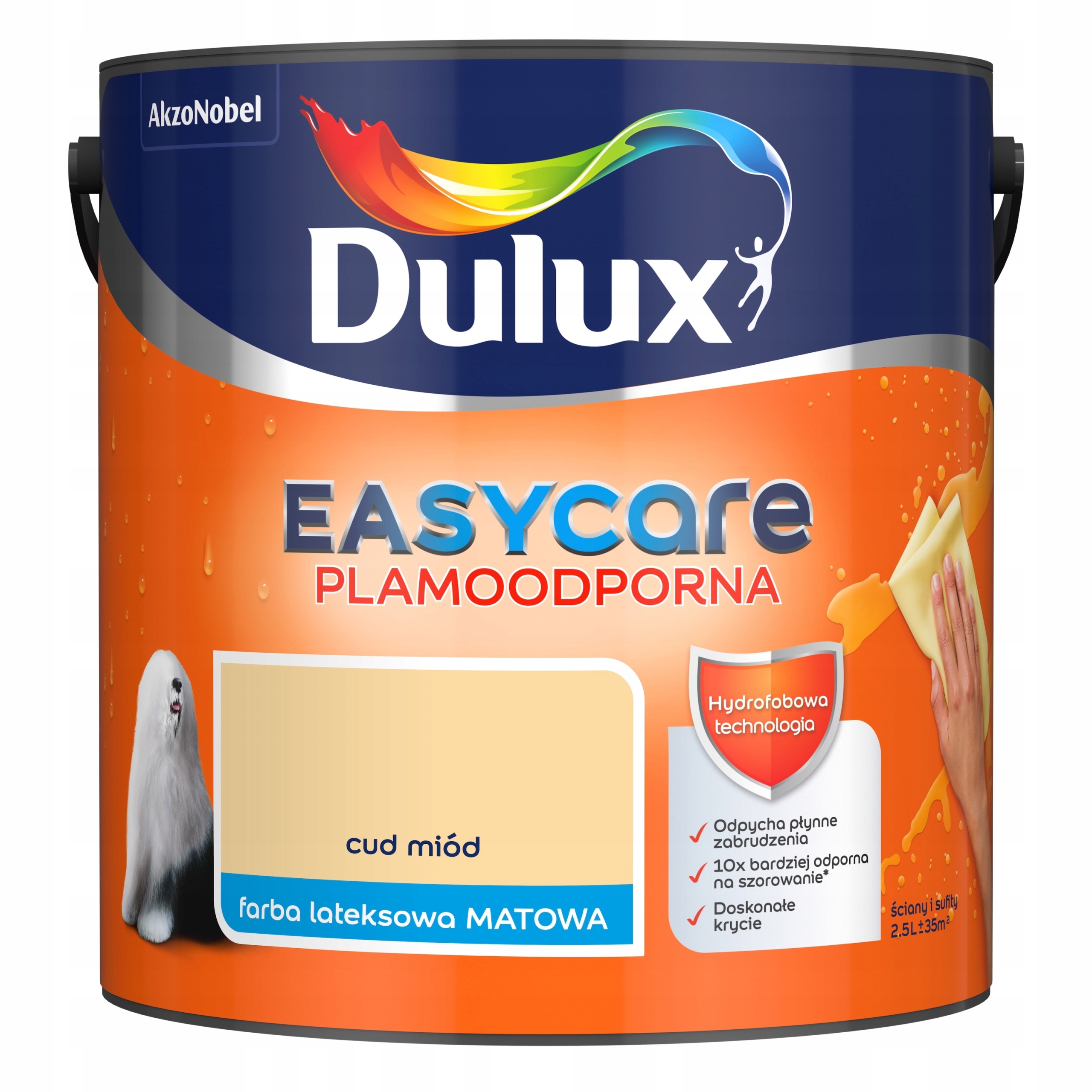 

Farba Dulux EasyCare Cud Miód 2,5L