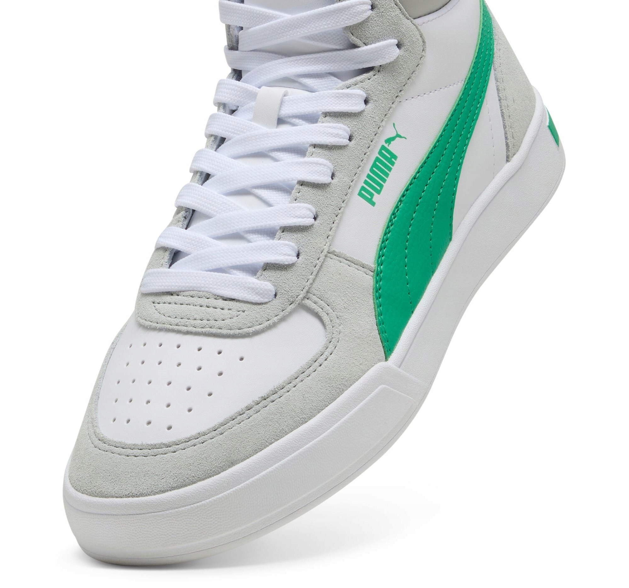 Boty Puma Caven MID Sd pánské bílé 401798-01 vysoké nad kotník 41