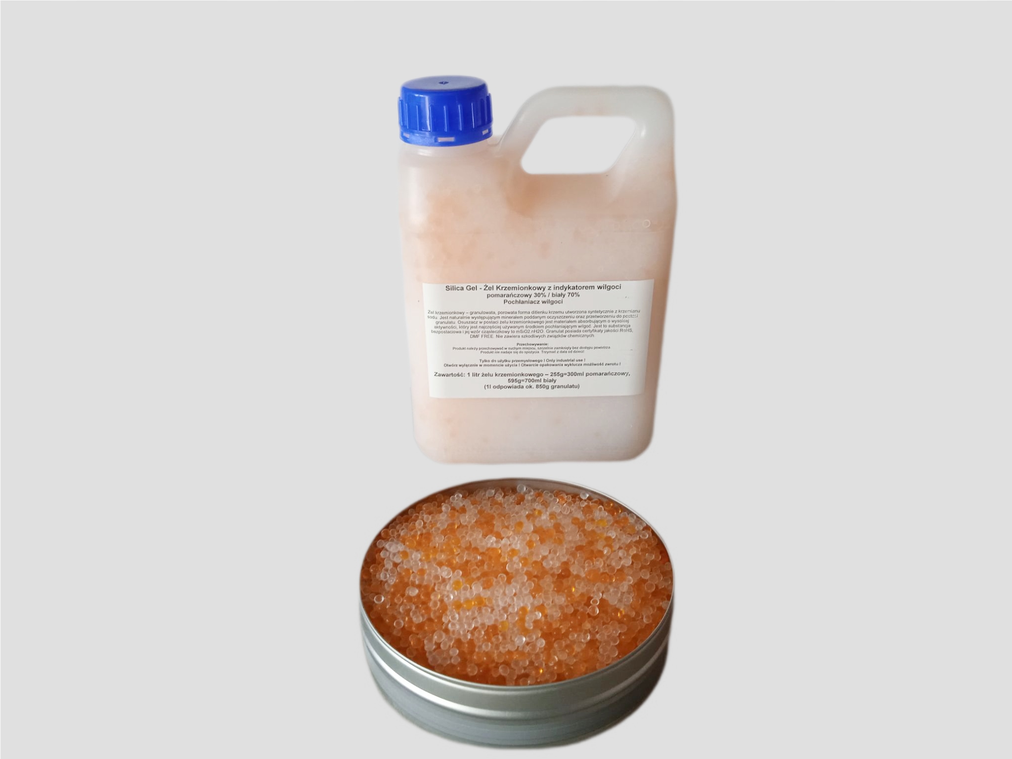 

Żel Krzemionkowy Silica Gel Orange/White 1L