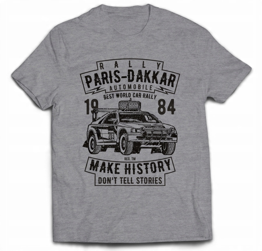

Tshirt Wyścigi Paryż Dakkar Samochody Auta XXL