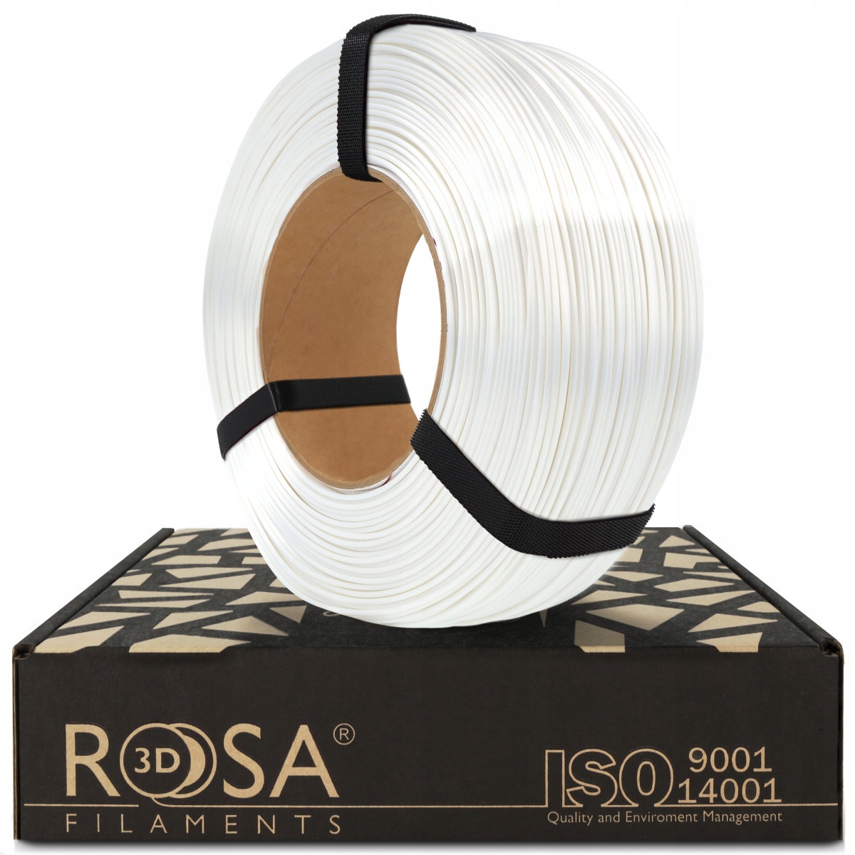 Filament Rosa3D ReFill Pla Silk White Biały 1kg 1,75mm