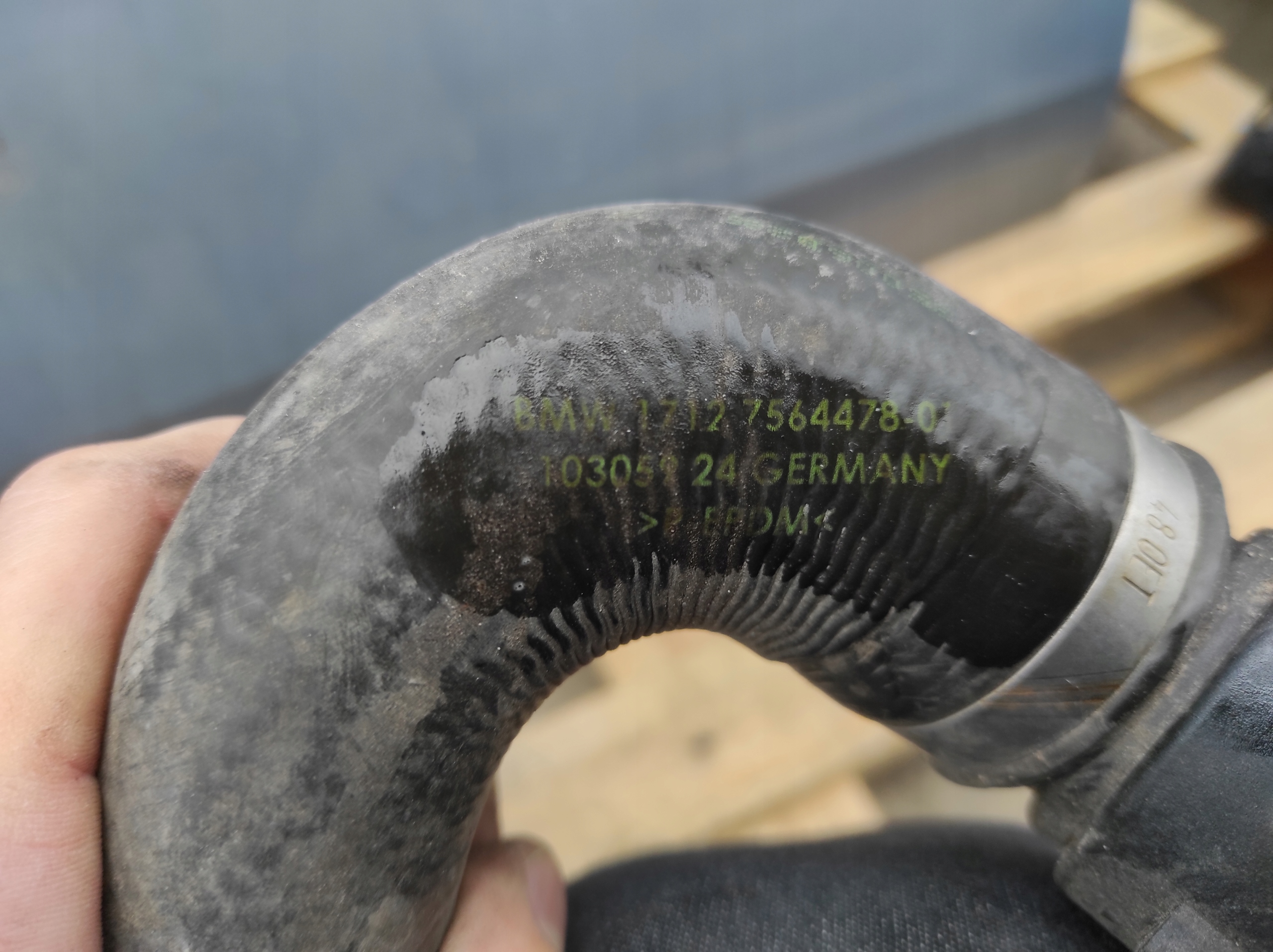 prijenos crijevo vode BMW E90 E91 E92 N52 7564478