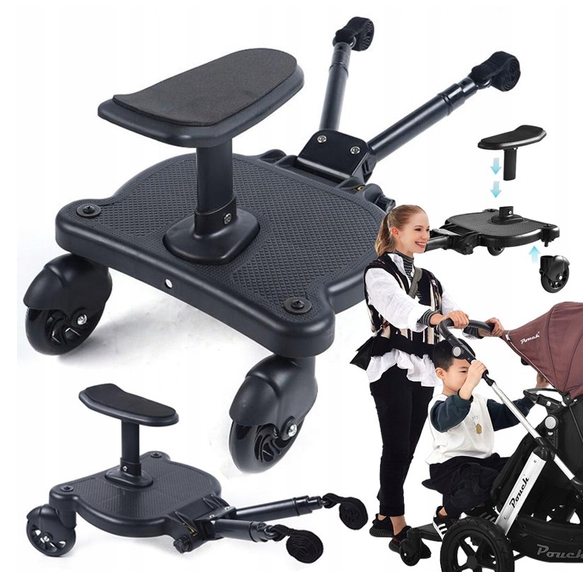 UNIWERSALNY DOSTAWKA DO WÓZKA Z SIEDZISKIEM DLA DZIECI