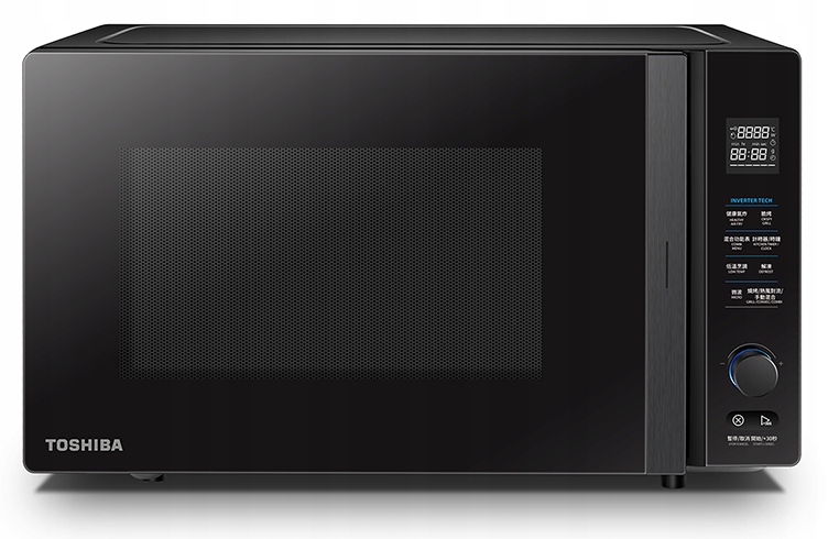 TOSHIBA MV-TC25T(BK) kuchenka mikrofalowa TERMOOBIEG GRILL 4w1 25l 2100W