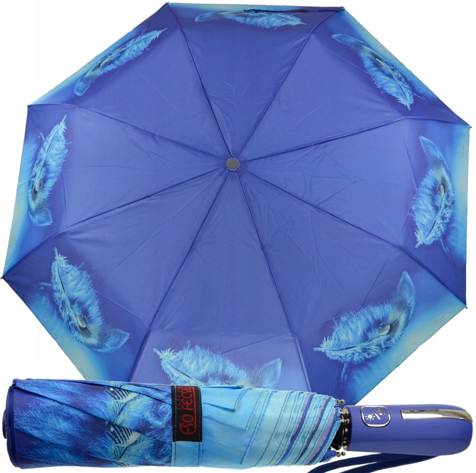 DAMSKA MĘSKA PARASOLKA PARASOL PEŁNY AUTOMAT MOCNY