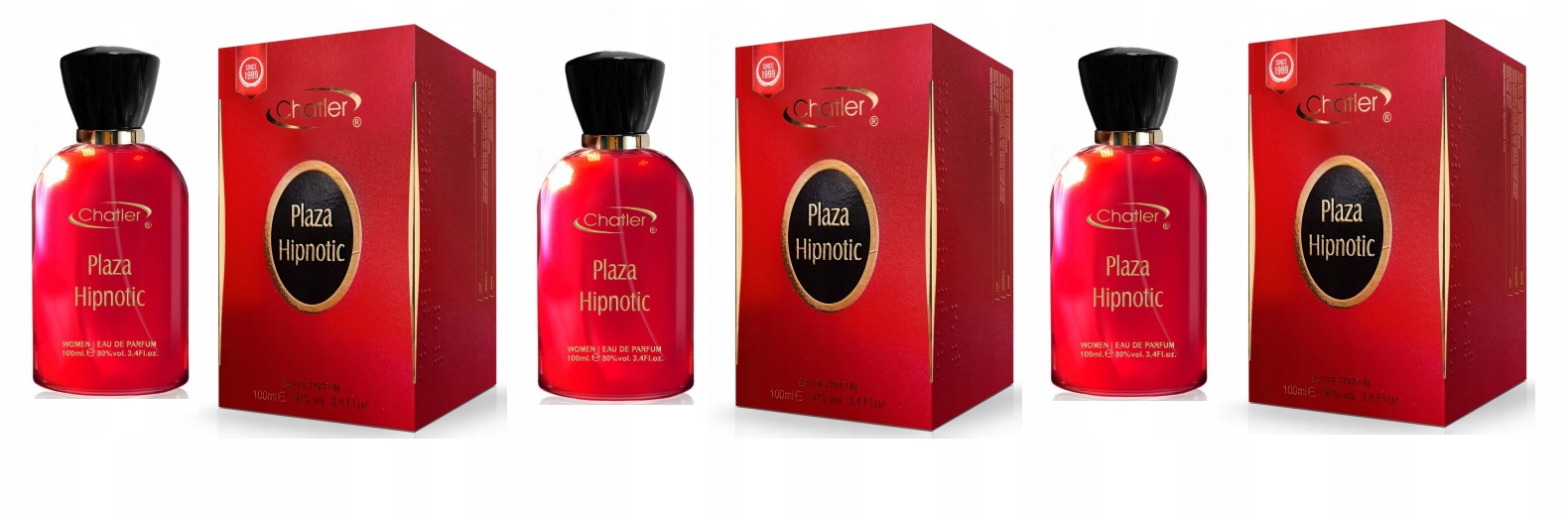 Chatler Plaza Hipnotic 3x100 ml parfémovaná voda Set