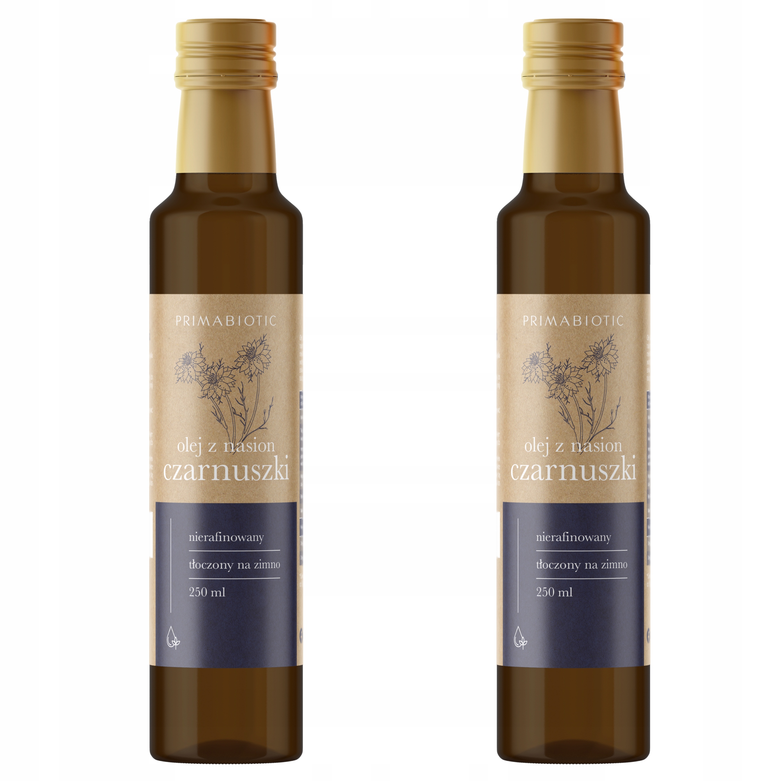 2 X Olej Z Nasion Czarnuszki Primabiotic 250ml Cholesterol Samopoczucie