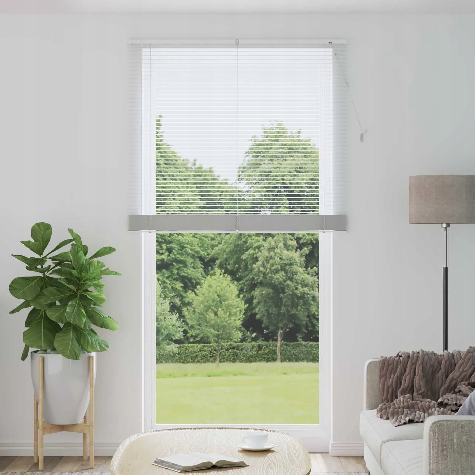 vidaXL Venet školní žaluzie Nastavitelná Bílý 213 x 120 cm Pvc