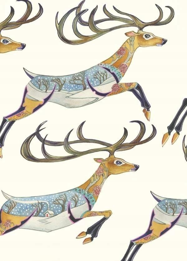 KARNET A122 B6 + KOPERTA GALOPUJĄCY RENIFER