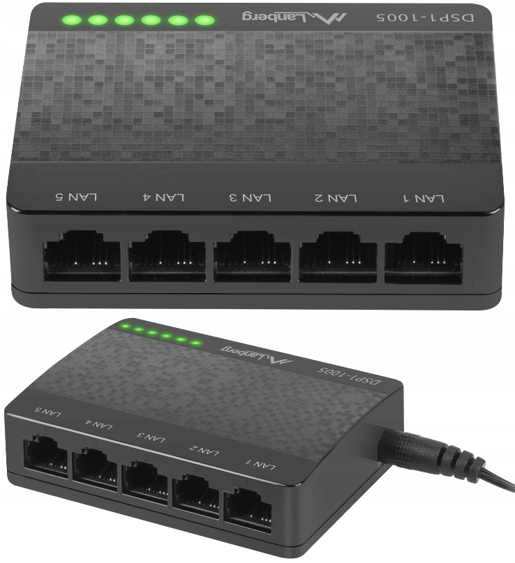 

Switch 5 Port Gigabit Rozdzielacz Sieci Lan 1GB/S
