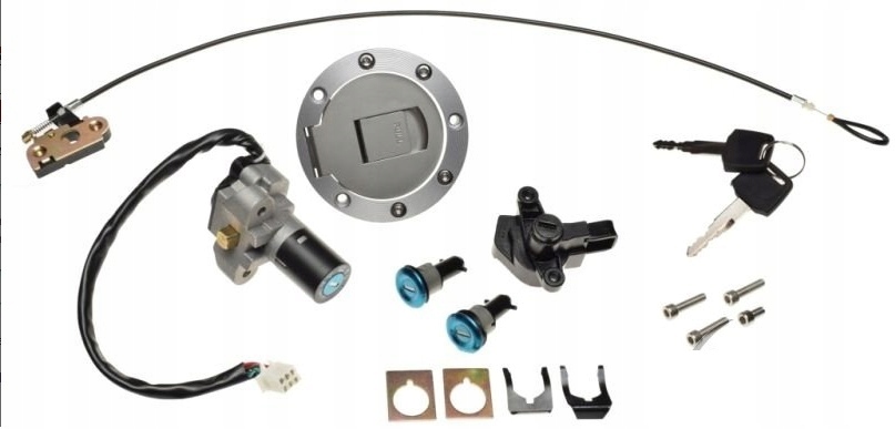 5900000188225 - ЗАМОК ЗАПАЛЮВАННЯ КОМПЛЕКТ ЗАМКІВ ПАЛИВНА КРИШКА JUNAK 901 SPORT