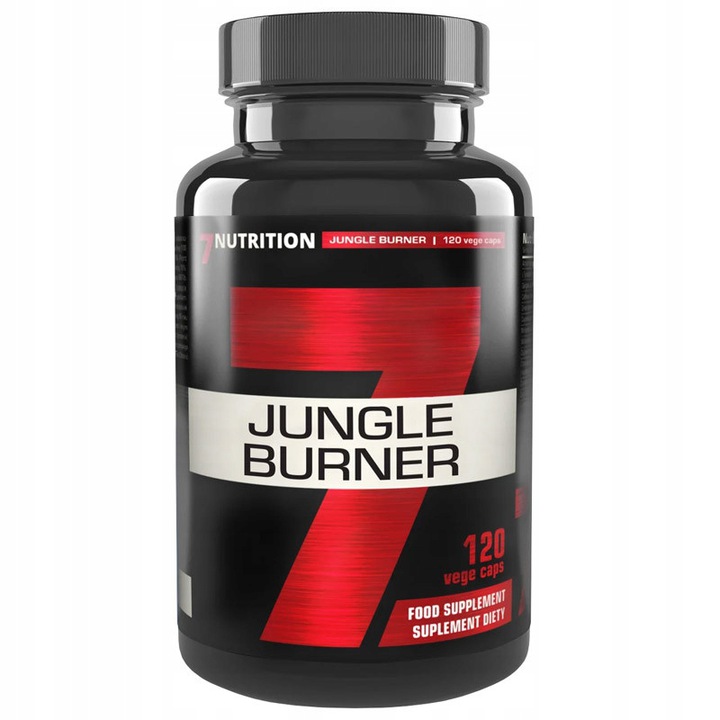 7NUTRITION Jungle Burner 120 Kapslí Spalovač Tuků
