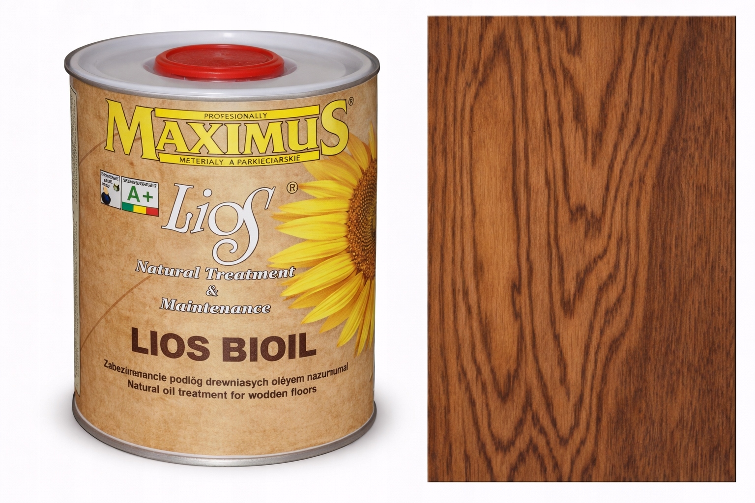 Maximus Lios Bioil Teak Tekový barvicí olej na dřevo 1 l