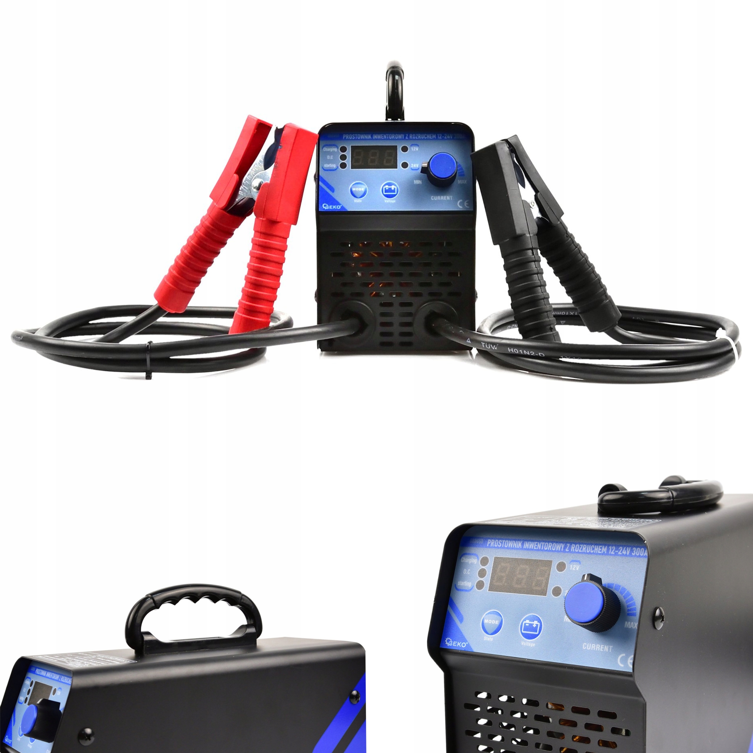 

Prostownik Akumulatora 12 24V Z Rozruchem 300A
