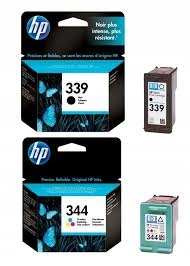 Tusz Hp 339 Black 344 Kolor C8767E C9363E 5740 5940 2575 HP339 Oem
