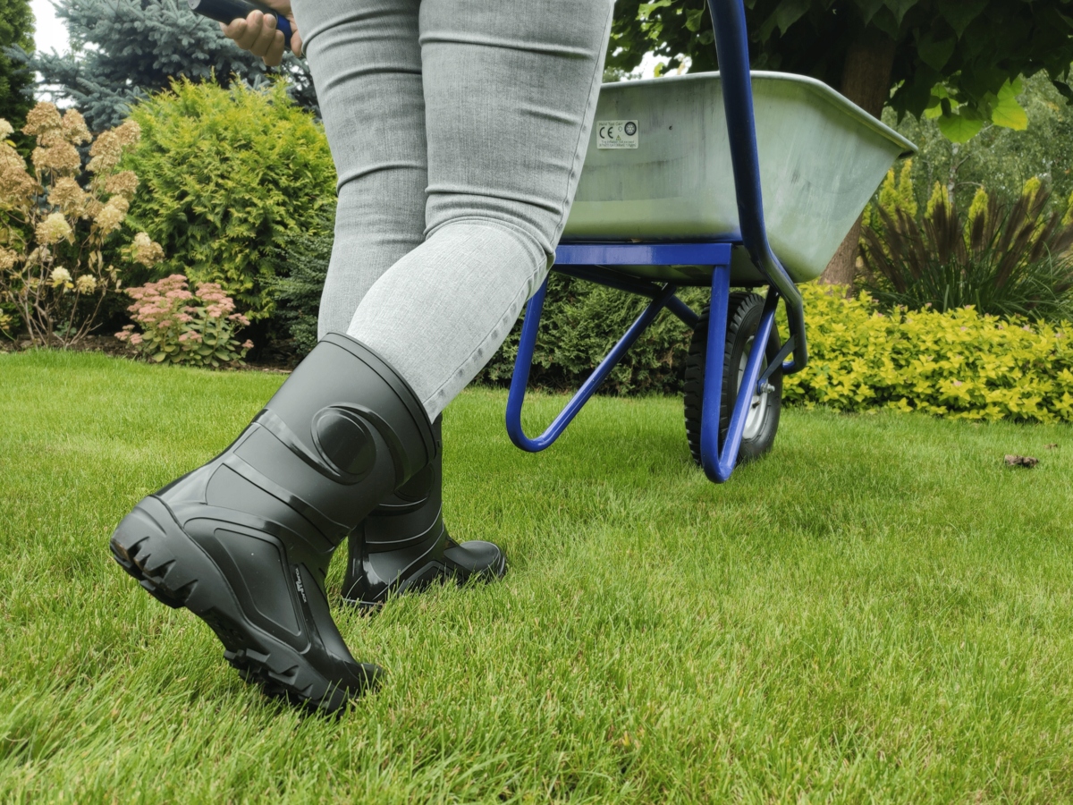 KALOSZE GUMOWCE POLSKIE MĘSKIE YOUNG 2 BLACK DEMAR 40 Materiał wkładki tkanina