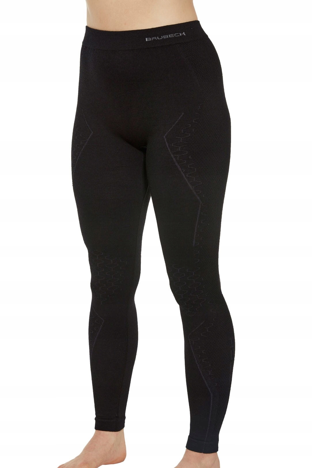 Dámské legíny Extreme Merino Brubeck LE1351 černé [Velikost XL]