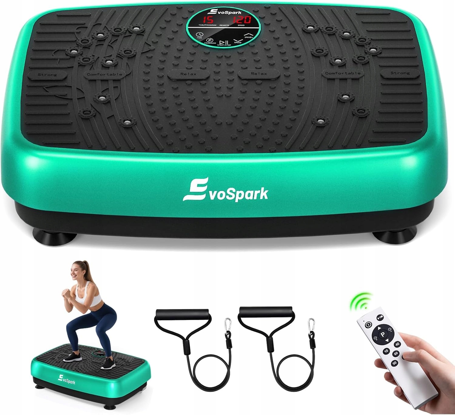 Płyta platforma wibracyjna z dwoma silnikami EvoSpark 3D Bluetooth