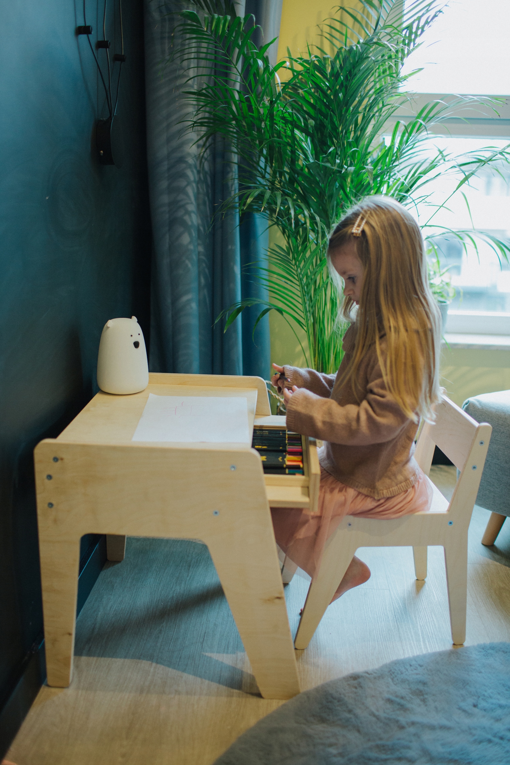 Stolik i krzesełko dziecięce olejowane Kod producenta SKO