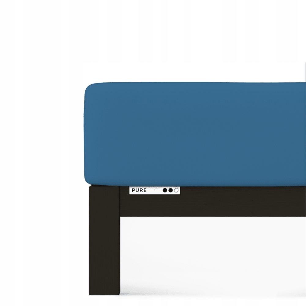 Schlafgut Pure Baby Prostěradlo 140 Cm Blue Mid 615