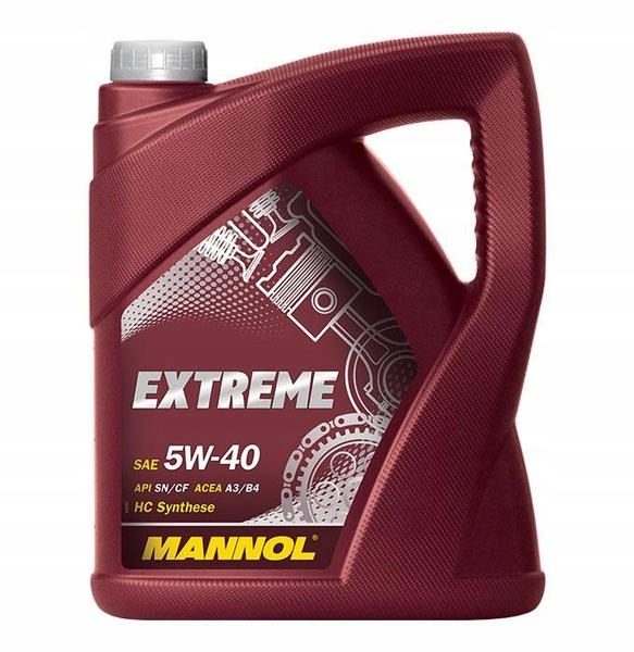 

Mannol Extreme Olej 5W40 Sn/cf A3/B4 5L