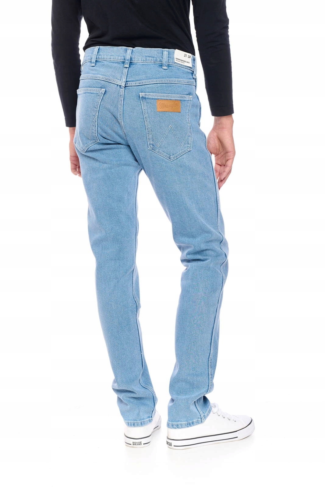 Pánské jednoduché džíny Wrangler Greensboro Moonstone W15QKP63W 31/34