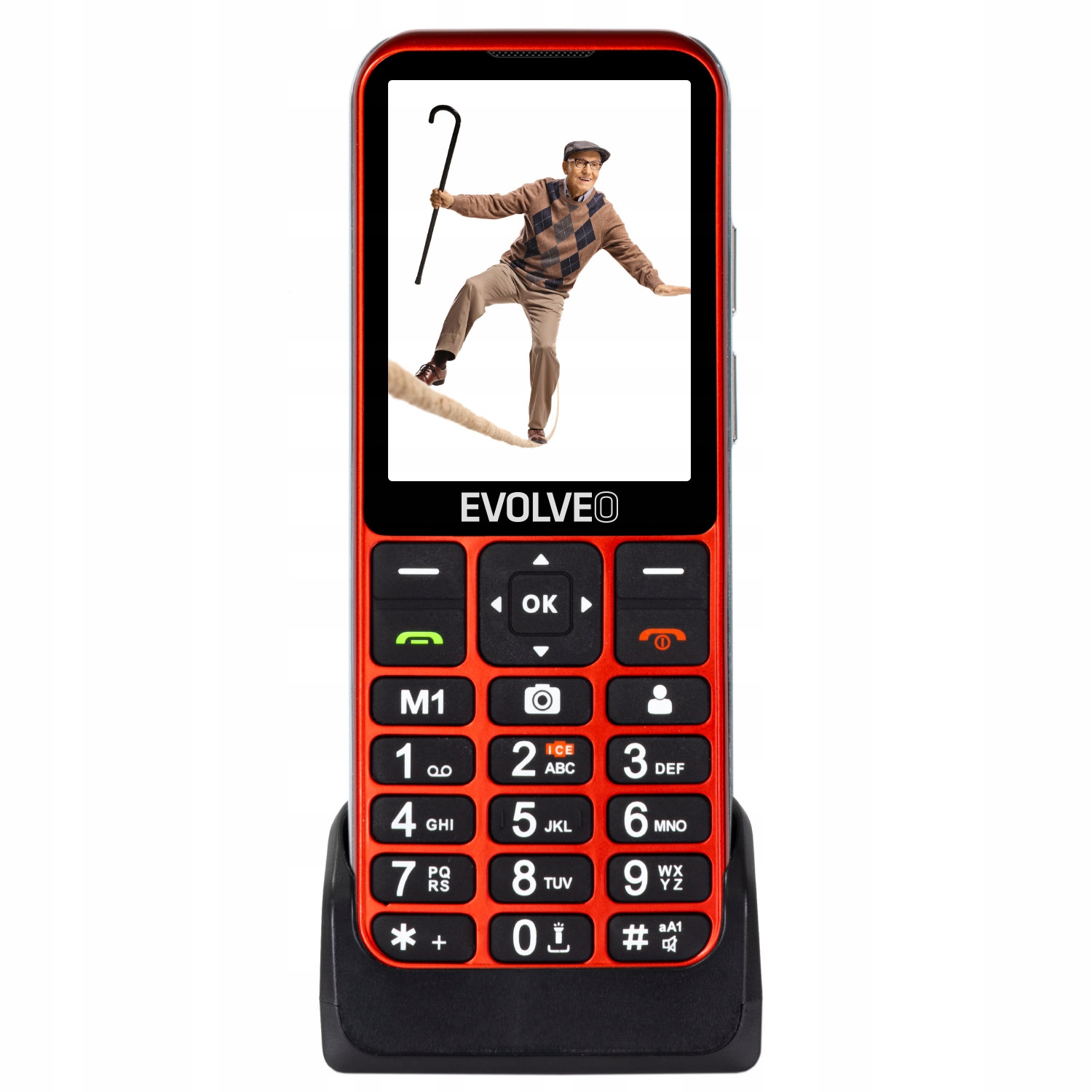 Evolveo EasyPhone Lt, mobilný telefón pre seniorov s nabíjacím stojanom …