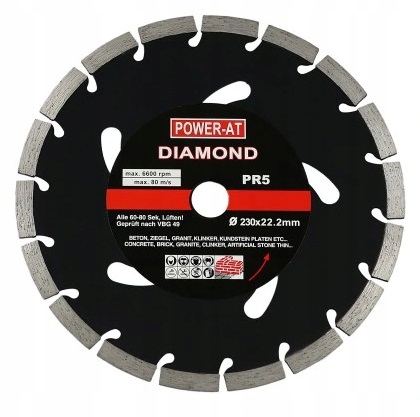 

Tarcza diamentowa segmentowa 125 betonu kamienia