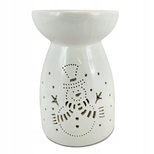 

Kominek Ceramiczny Biały Bałwan 9,3 x 14 cm