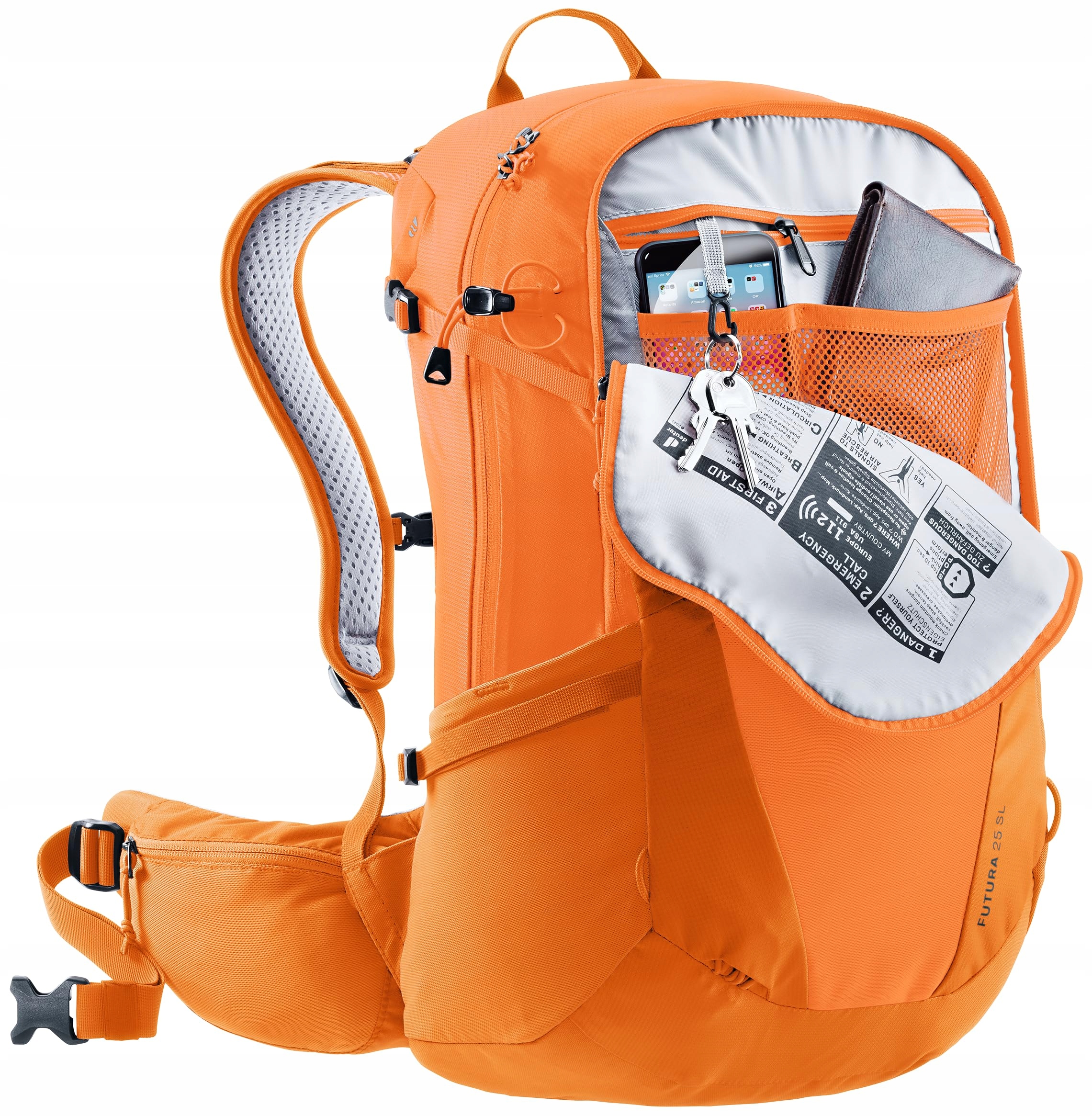 DEUTER Futura 25 SL Plecak Damski Turystyczny 25L Peach Tuscany — miniatura 4