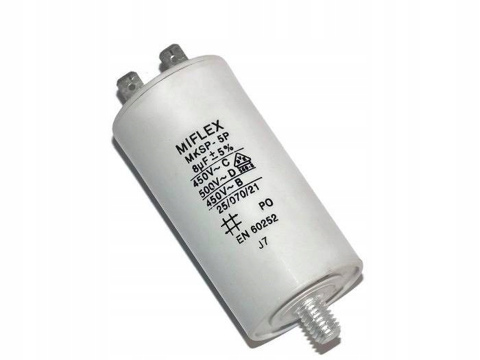 

Kondensator silnikowy 8uF /450V Miflex