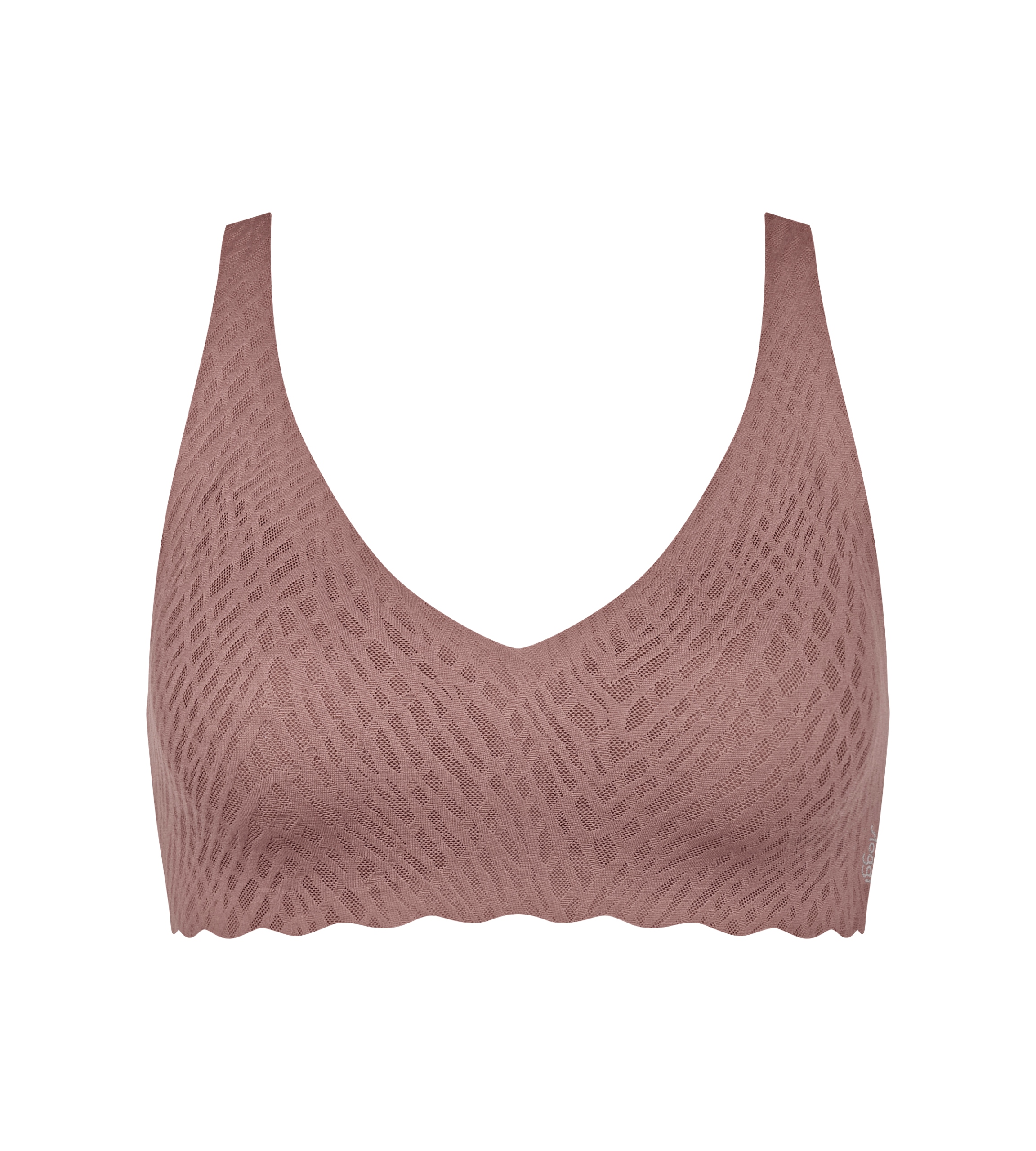 Bezešvá podprsenka Bez Kostic Sloggi Zero Feel Bliss Soft Bra hnědá S