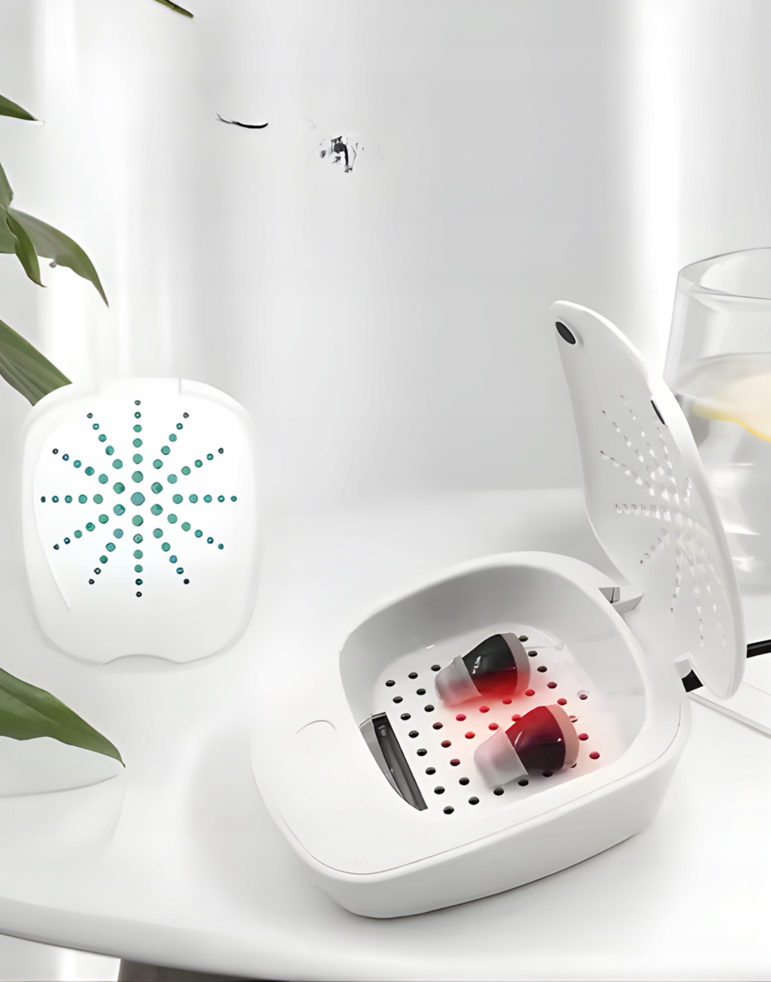 Osuszacz do aparatów słuchowych z UV RegMag – USB, tryby 3 h i 6 h – Korzyści