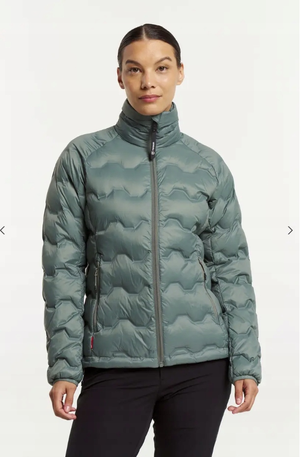 Kurtka puchowa damska Tenson TXlite Shibui Down Collar zielona roz. Xs