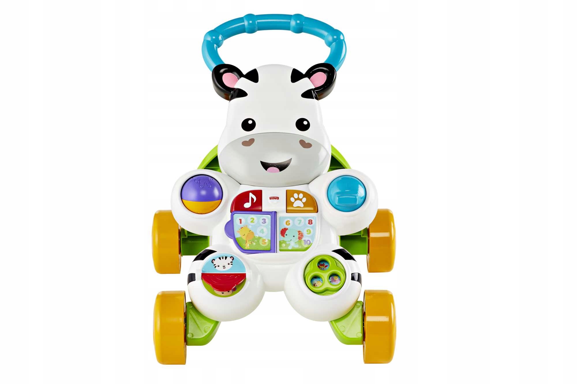Fisher Price Interaktywny Chodzik Pchacz Zebra Dla Dzieci J.niemiecki