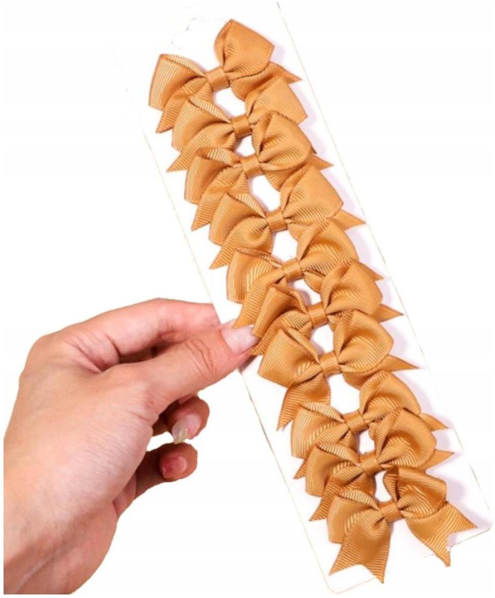 Zestaw Kokardka 10 Spinka Kokarda włosów dziecięca