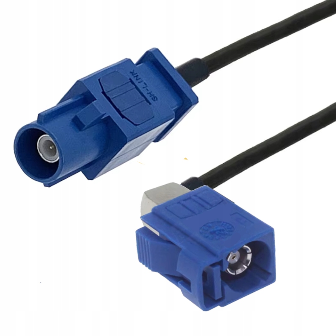 Pigtail Fakra C gni kąt/ Fakra C wtyk RG174 2m