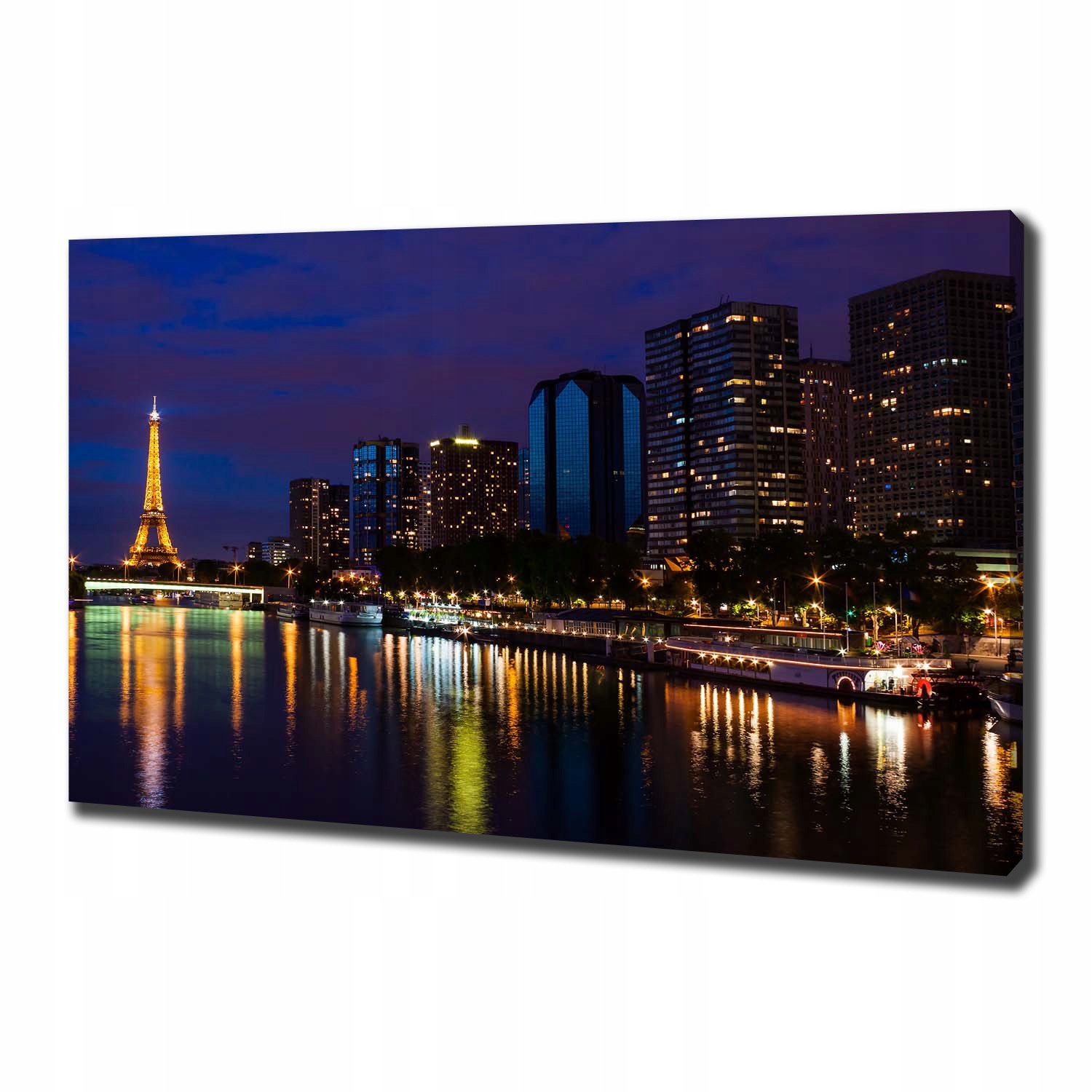 

Foto obraz canvas na ścianę Paryż nocą 100x70 cm