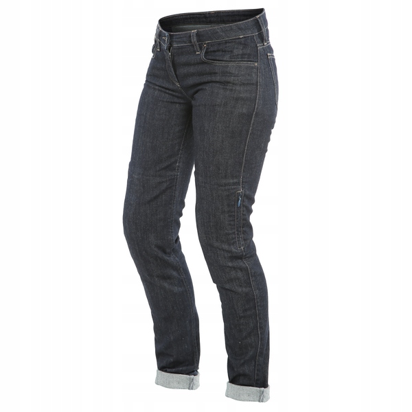 Dámske motocyklové džínsy Dainese Denim Slim Lady Granátové 26